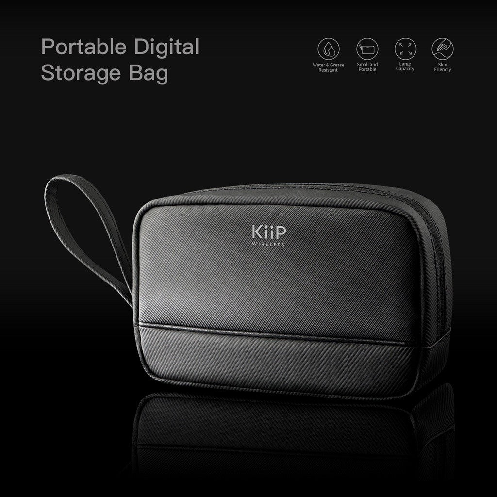 KiiP B4 Tas Gadget Organizer Travel Pouch Dompet Serbaguna Storage Bag Aksesoris