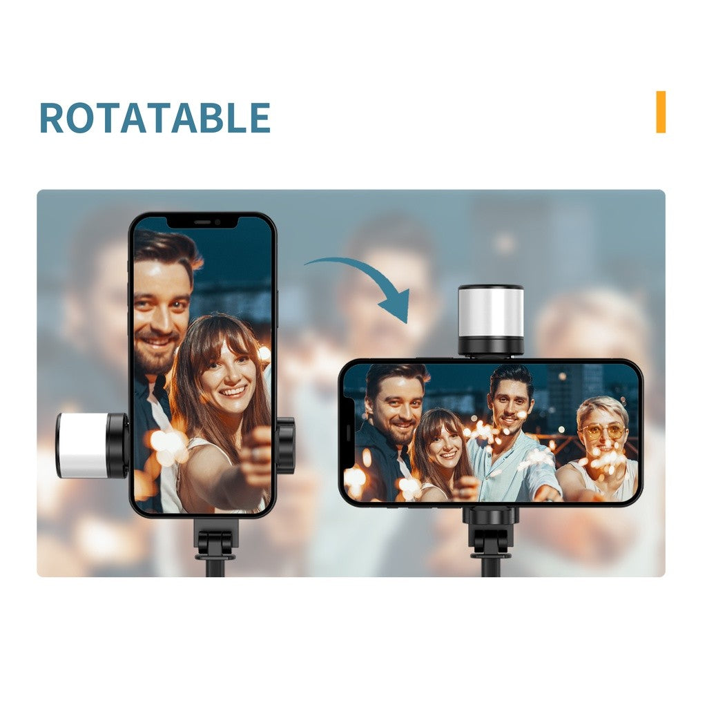 KiiP Mini Selfie Stick Tripod Tongsis Bluetooth Fill Light Handphone