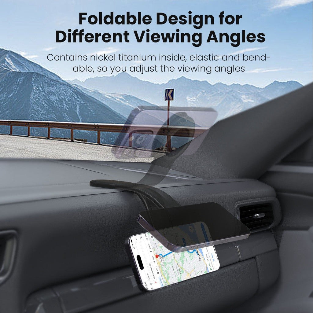 KiiP MCH05 Magnetic Car Phone Holder Dashboard Mobil Magnet Foldable