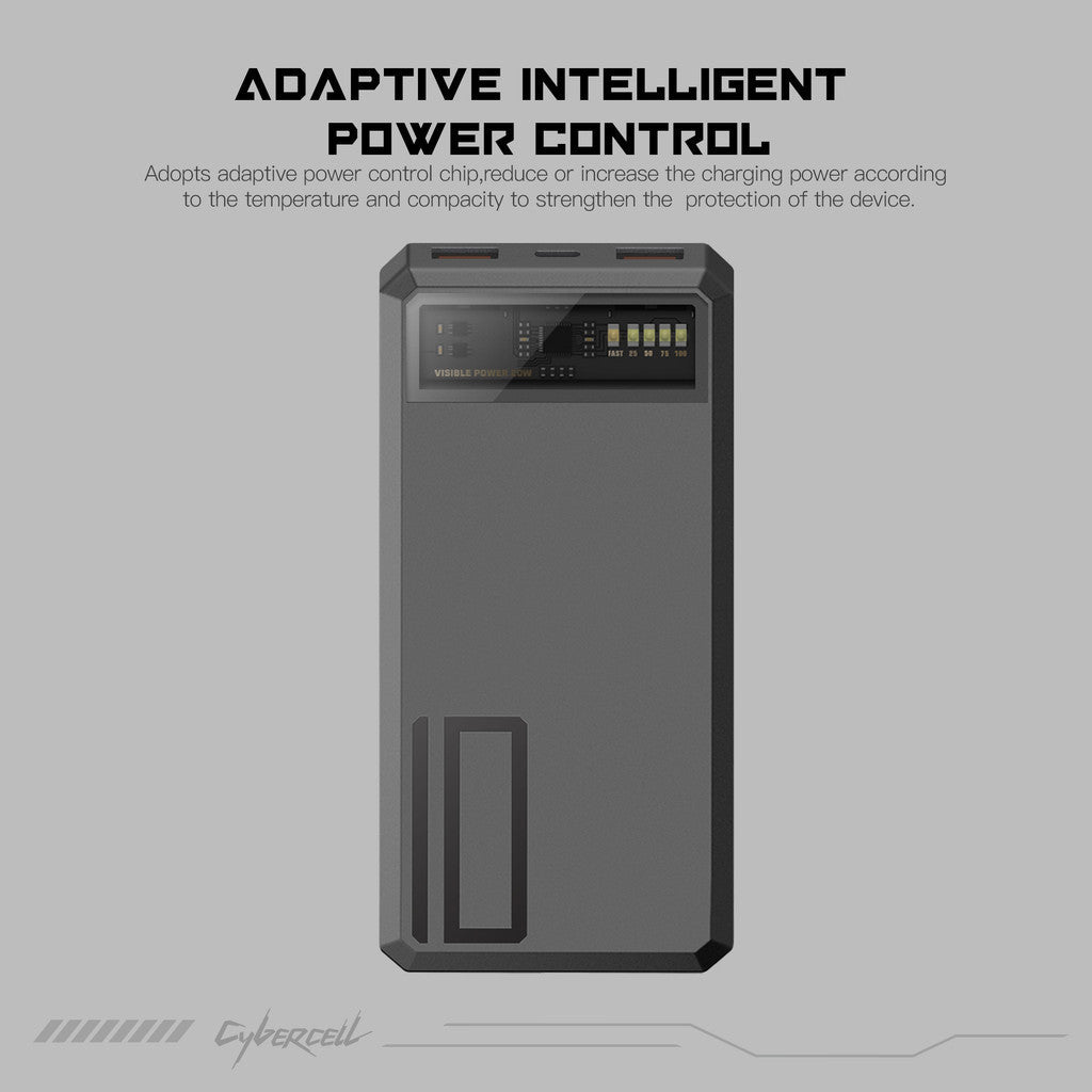 KiiP E53 Power Bank Fast Charging 20W Type C USB Port 10000mAh