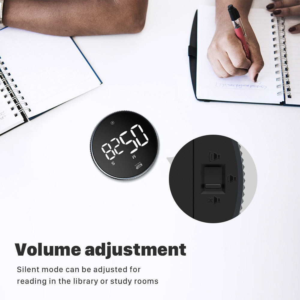 KiiP Digital Timer LED Magnetic Stopwatch Alarm Kitchen Pengatur Waktu Memasak