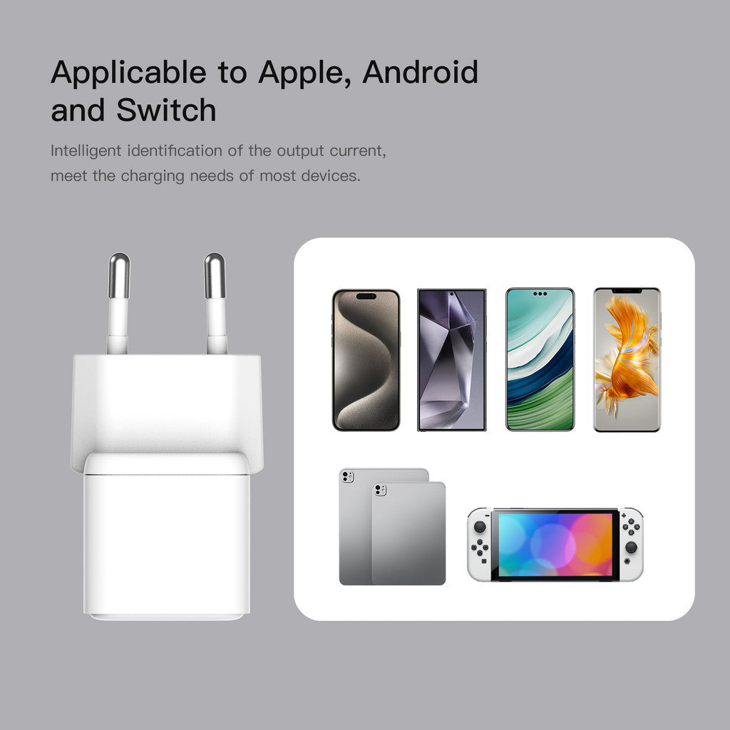 KiiP C31E Wall Charger Adaptor 30W Fast Charging Kepala Charger Mini Travel Adaptor