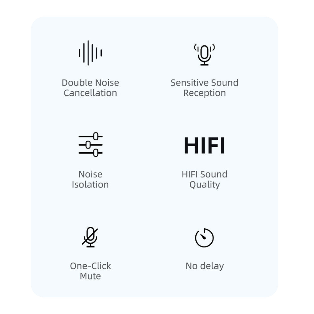KiiP M9 Microphone Desktop Table Mic HiFi Sound Quality Double Noise Cancelation