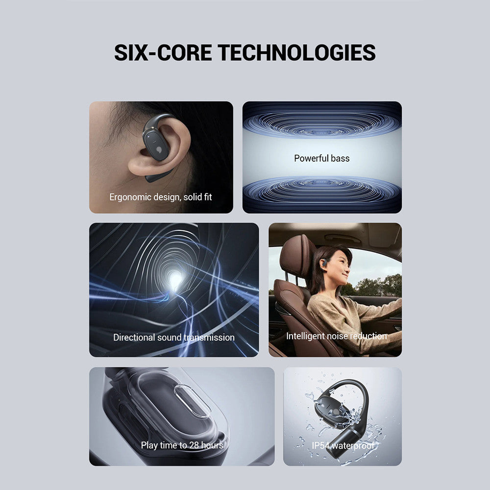 KiiP Wireless DTH10 OWS  Bluetooth Headset TWS Earphone Earhook Super Bass