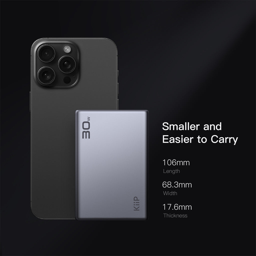 KiiP E69 Power Bank 10000mAh Super Fast Charging 3 Output 30W