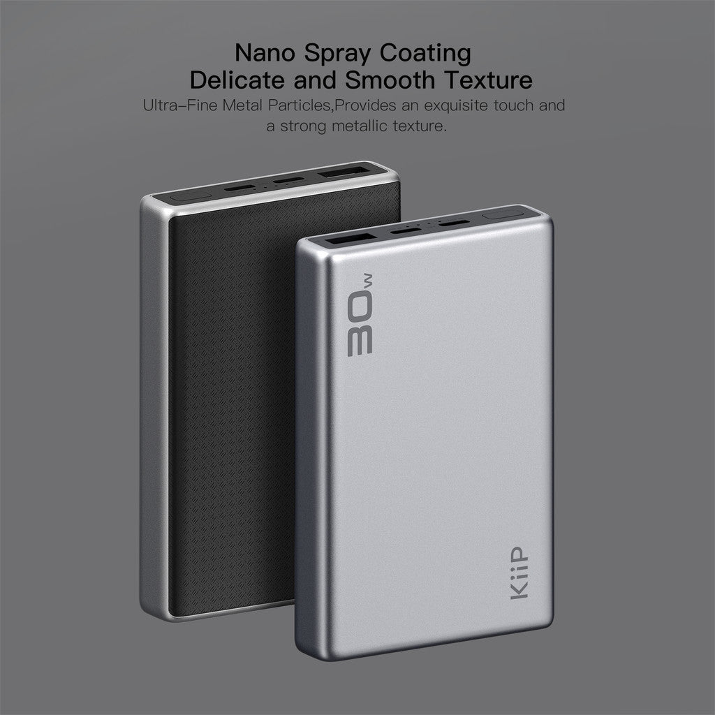 KiiP E69 Power Bank 10000mAh Super Fast Charging 3 Output 30W