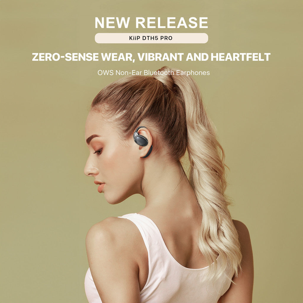 KiiP Wireless DTH5PRO Ows Open Ear Tws Earhook Earphone HiFi