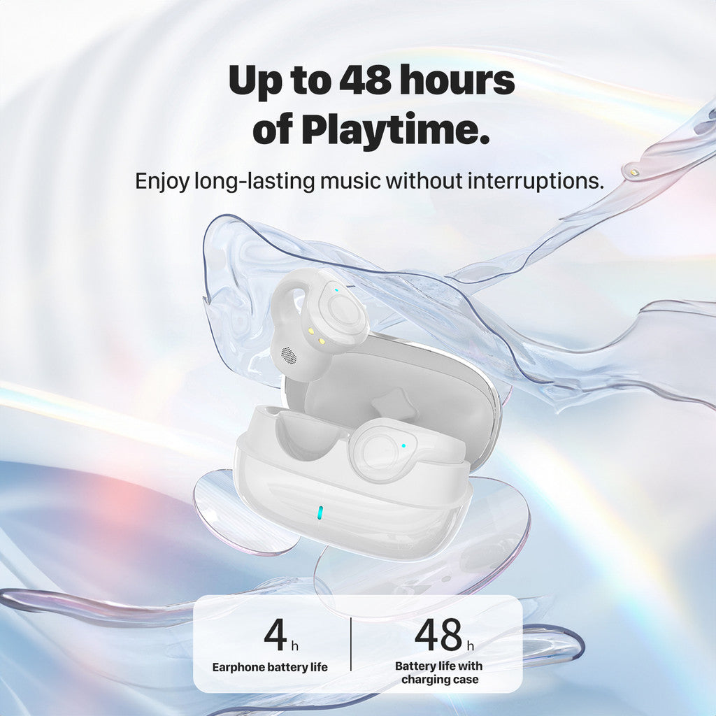 KiiP Wireless DTH6 TWS Ear Clip Bluetooth Earphone Hi-Fi 360-Degree Surround Audio