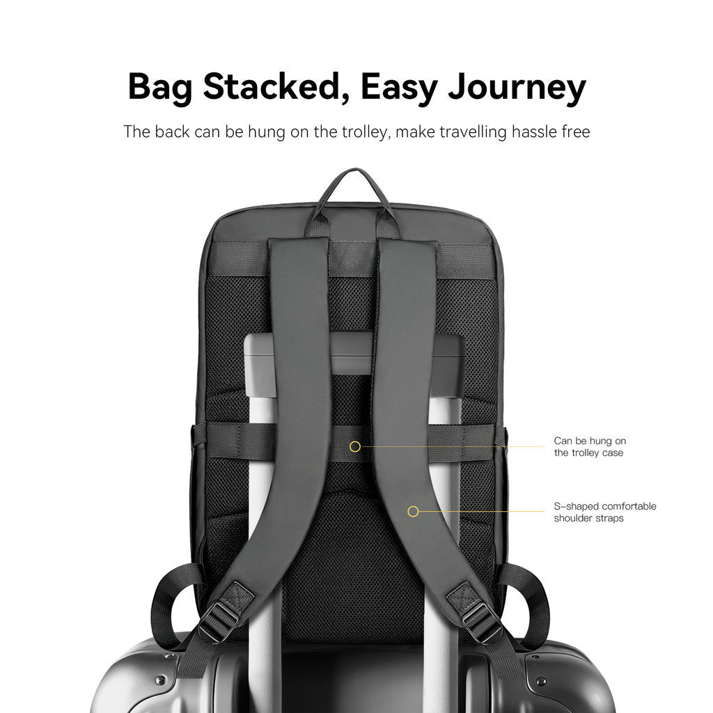 KiiP B7 Tas Laptop Ransel Pria Wanita Anti Air Waterproof Premium Backpack Fits 17 inch