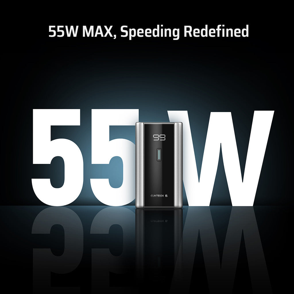 KiiP x Cuktech 06 Power Bank 6000mAh 55W Type-C Fast Charging Mini Powerbank