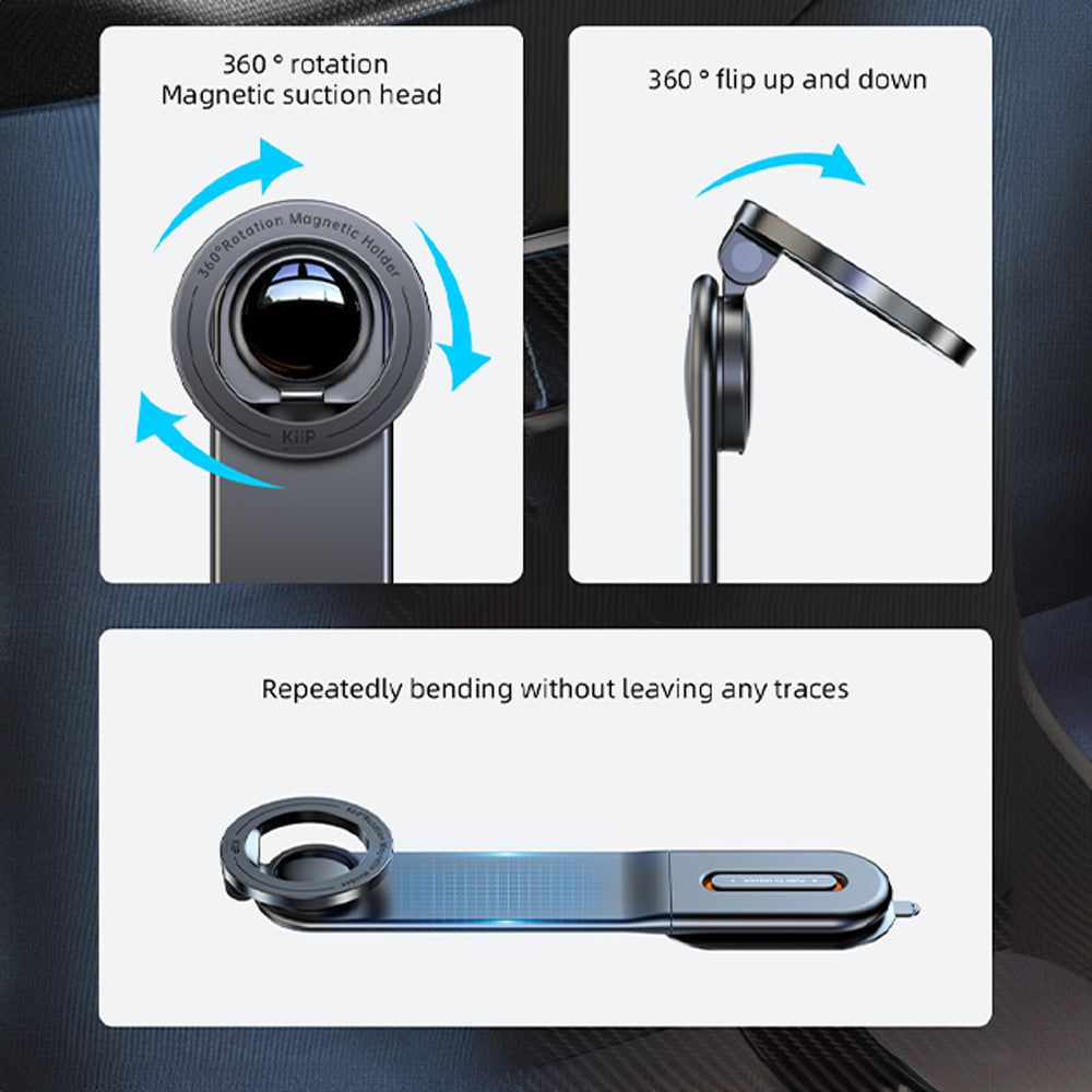 KiiP MCH06 Magnetic Car Mount Phone Holder Dashboard Mobil Magnet Foldable