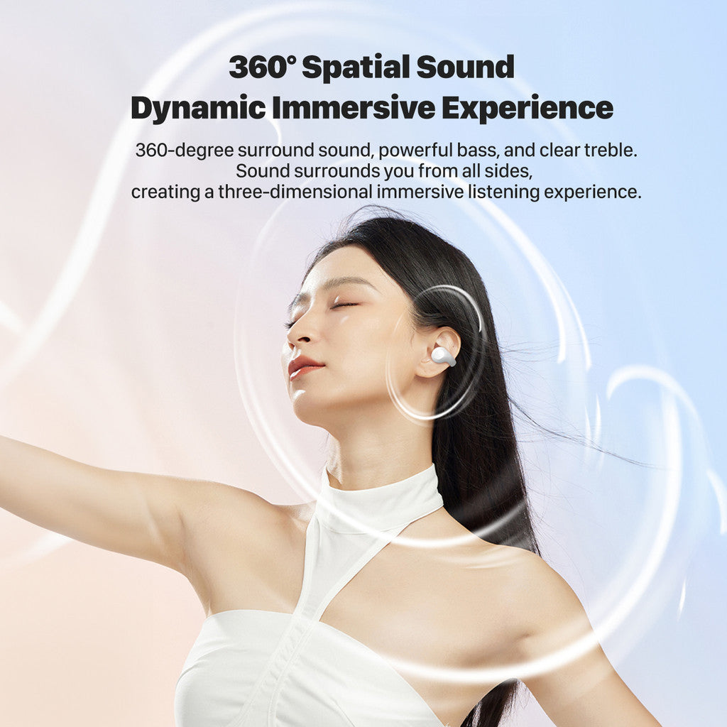 KiiP Wireless DTH6 TWS Ear Clip Bluetooth Earphone Hi-Fi 360-Degree Surround Audio
