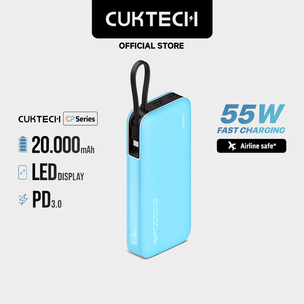 KiiP x Cuktech CP253L Power Bank 20000mAh 55W USB Type-C Fast Charging