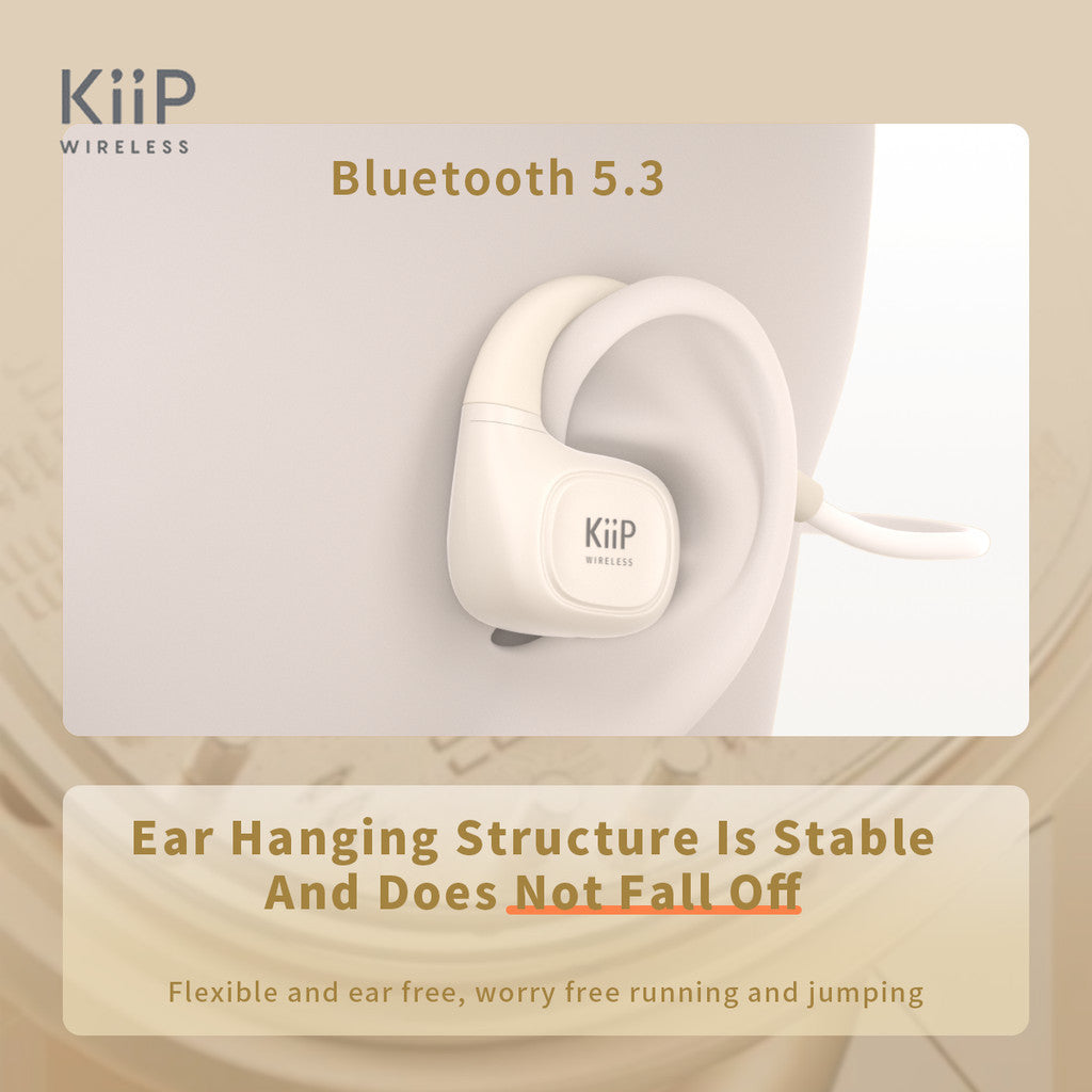 KiiP Wireless DTH3 Pro OWS Open Ear Wireless Earphone TWS Bluetooth Earhook