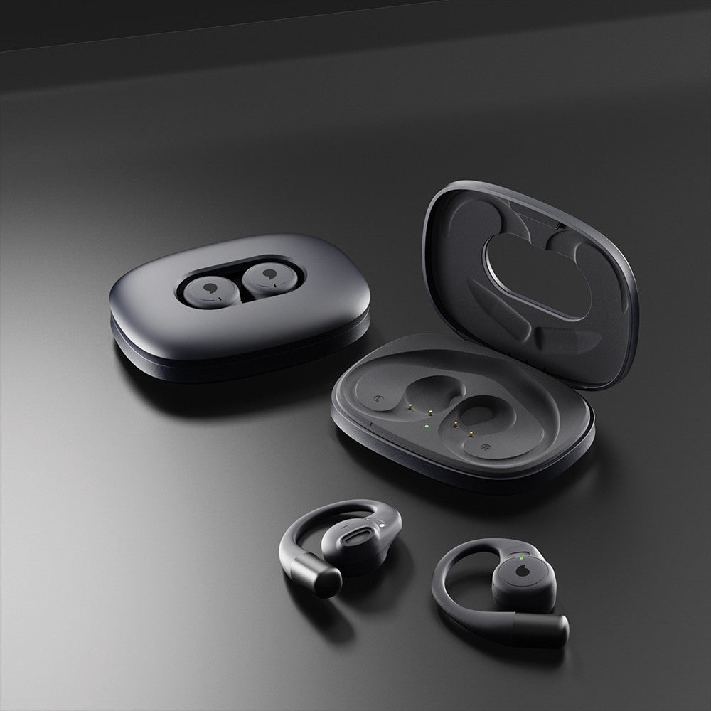KiiP Wireless DTH11 OWS Sport TWS Earhook Earphone Open Ear Headset Bluetooth HD Voice Call