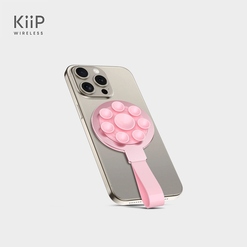 KiiP M3 Suction Cup Magnetic Phone Ring Holder Minimalis