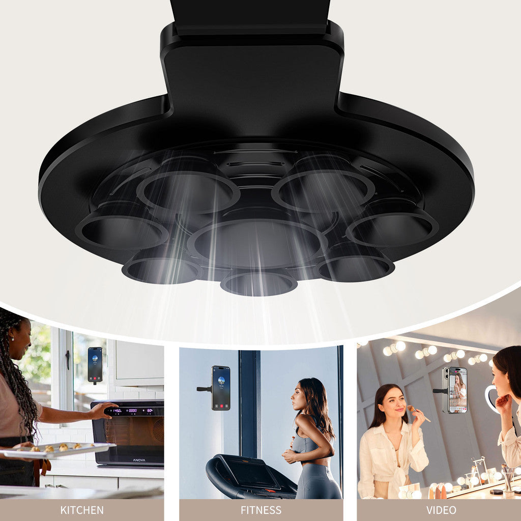 KiiP M3 Suction Cup Magnetic Phone Ring Holder Minimalis