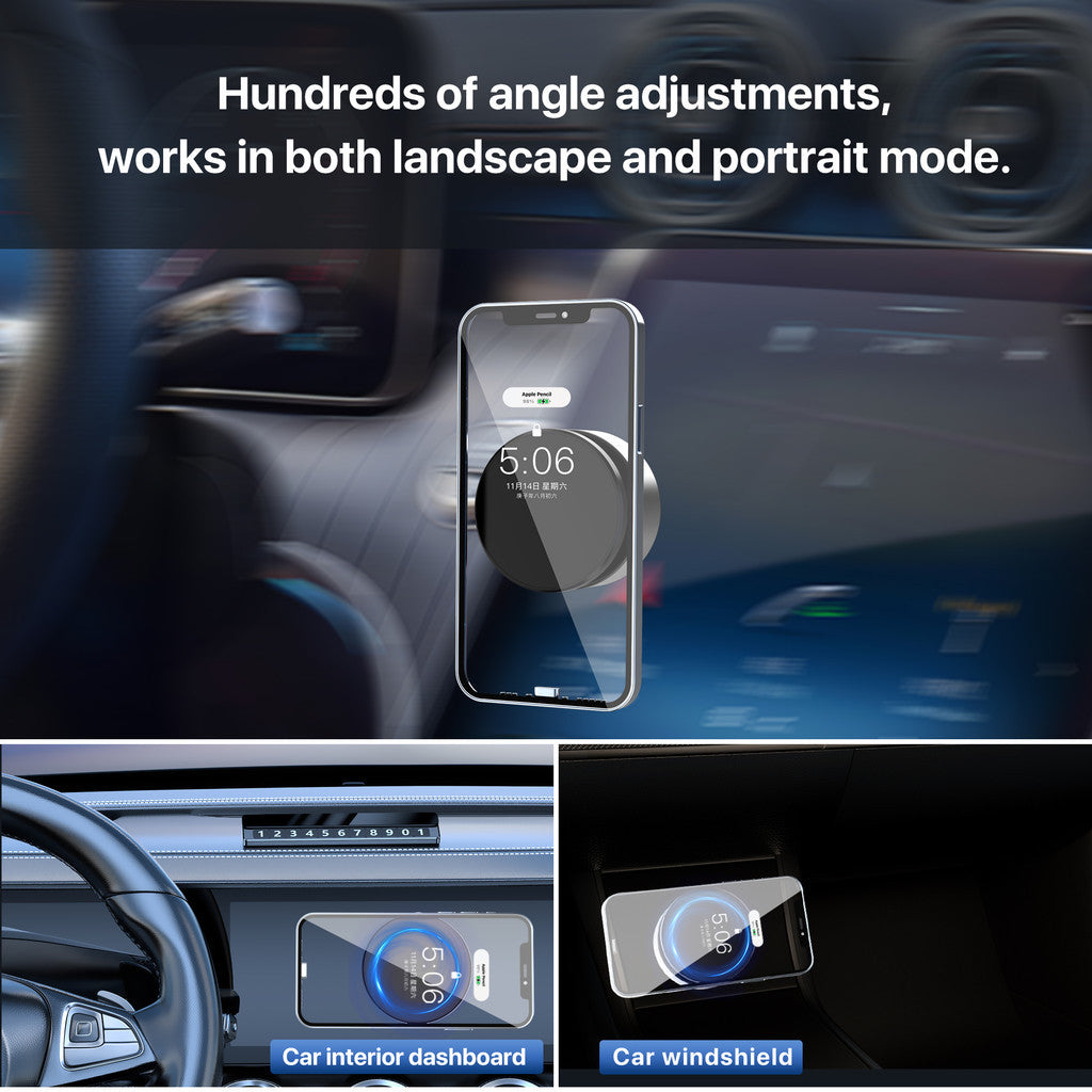 KiiP MCH07 Magnetic Mount Car Suction Mobile Phone Holder 360° Rotation