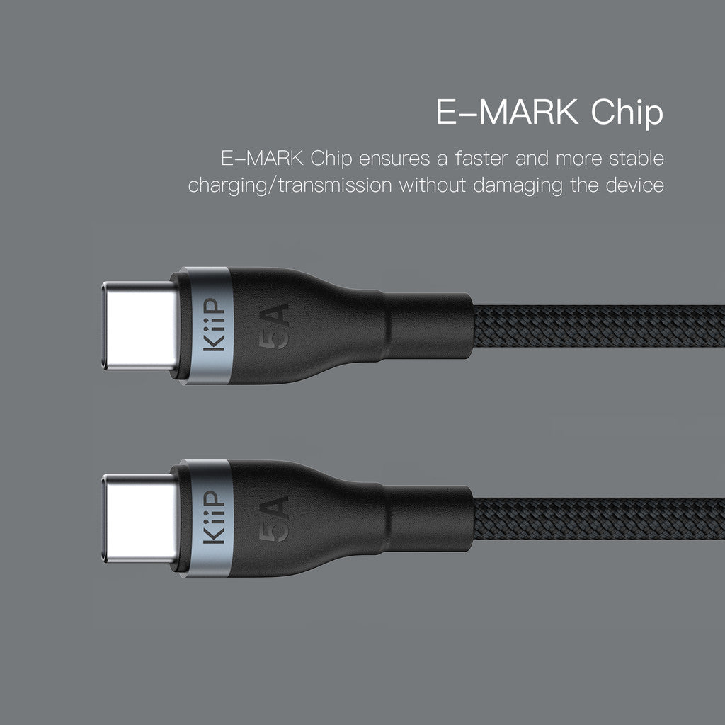 KiiP Cable S6 Fast Charging Kabel Data Type-C to Type-C 240W PD QC 3.0