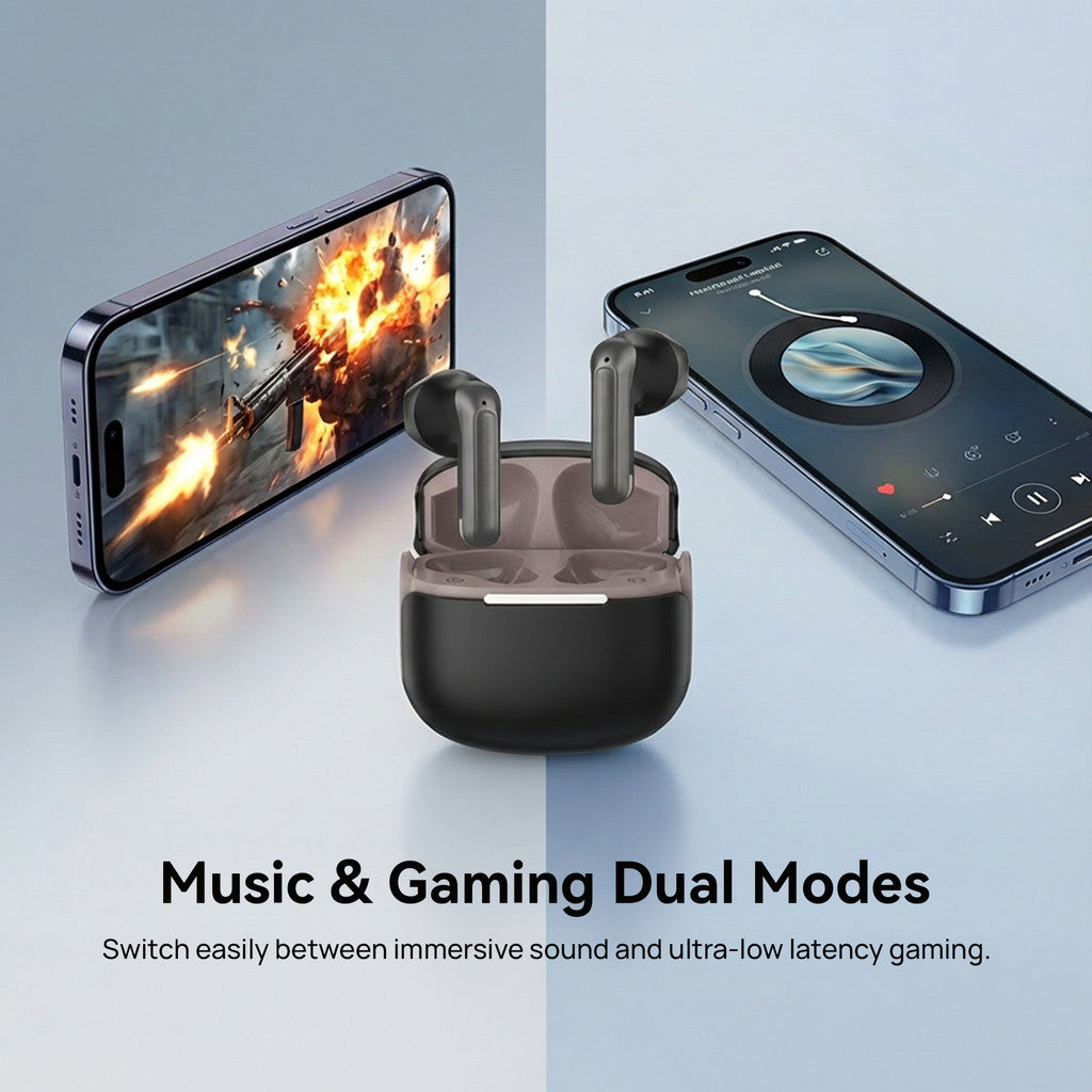 KiiP DTS21 Pro True Wireless Bluetooth Earphone TWS Mini Earbuds Hybrid ANC