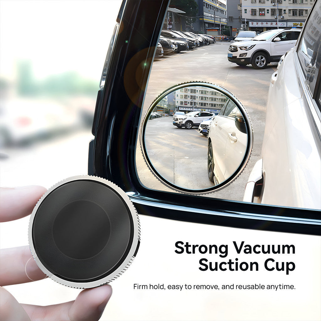KiiP Set Car Blind Spot Mirror with Suction Cup Kaca Spion Blind Spot Frameless 2 Pcs