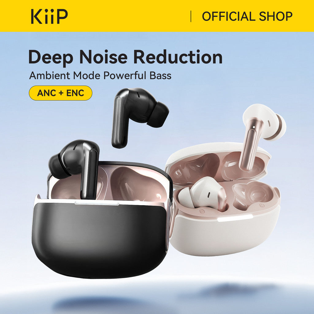 KiiP DTS21 Pro True Wireless Bluetooth Earphone TWS Mini Earbuds Hybrid ANC