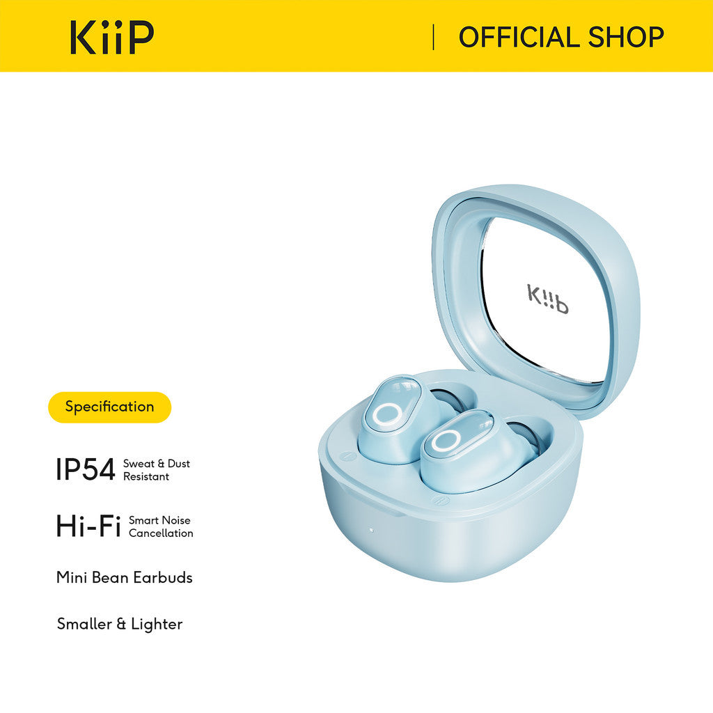 KiiP WM02S TWS Headset Bluetooth 6.0 Earphone Mini Earbuds Handsfree IPX4