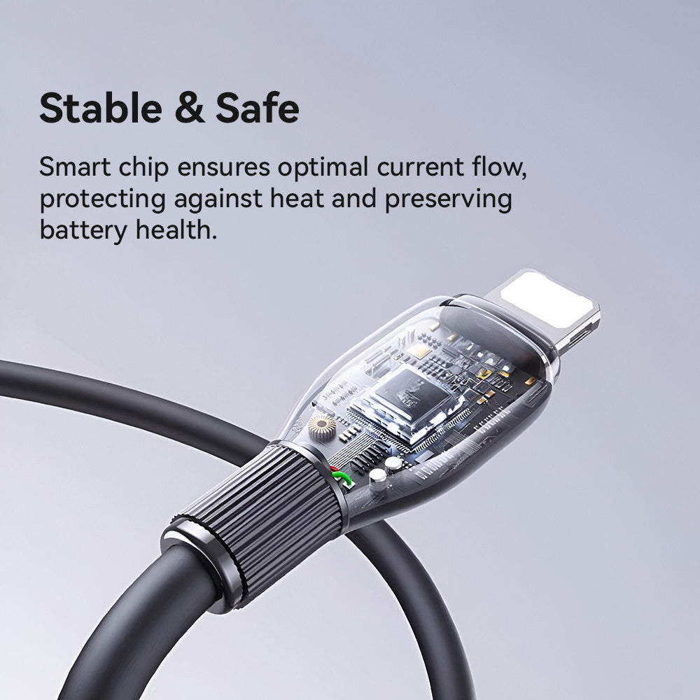 KiiP Kabel Data Silikon Fast Charging A To C/IP/Mikro Up To 40W
