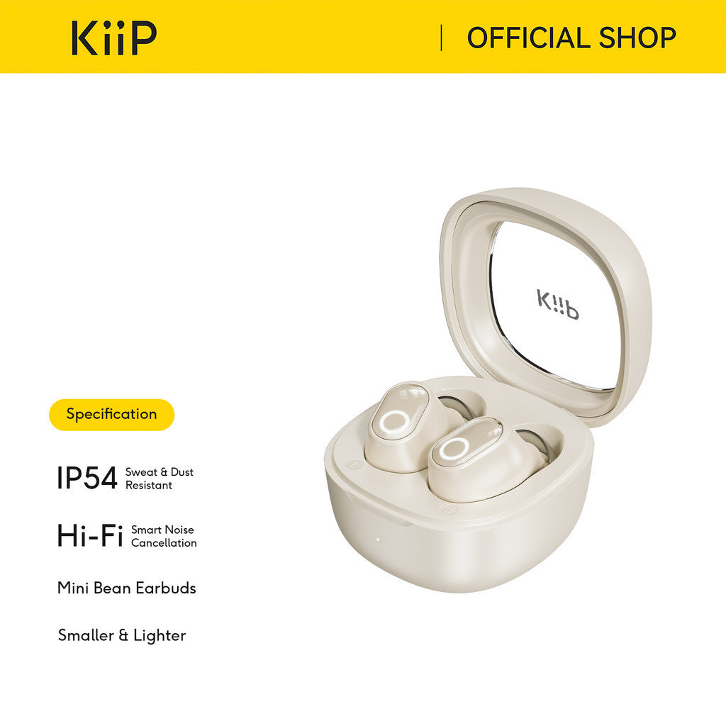 KiiP WM02S TWS Headset Bluetooth 6.0 Earphone Mini Earbuds Handsfree IPX4