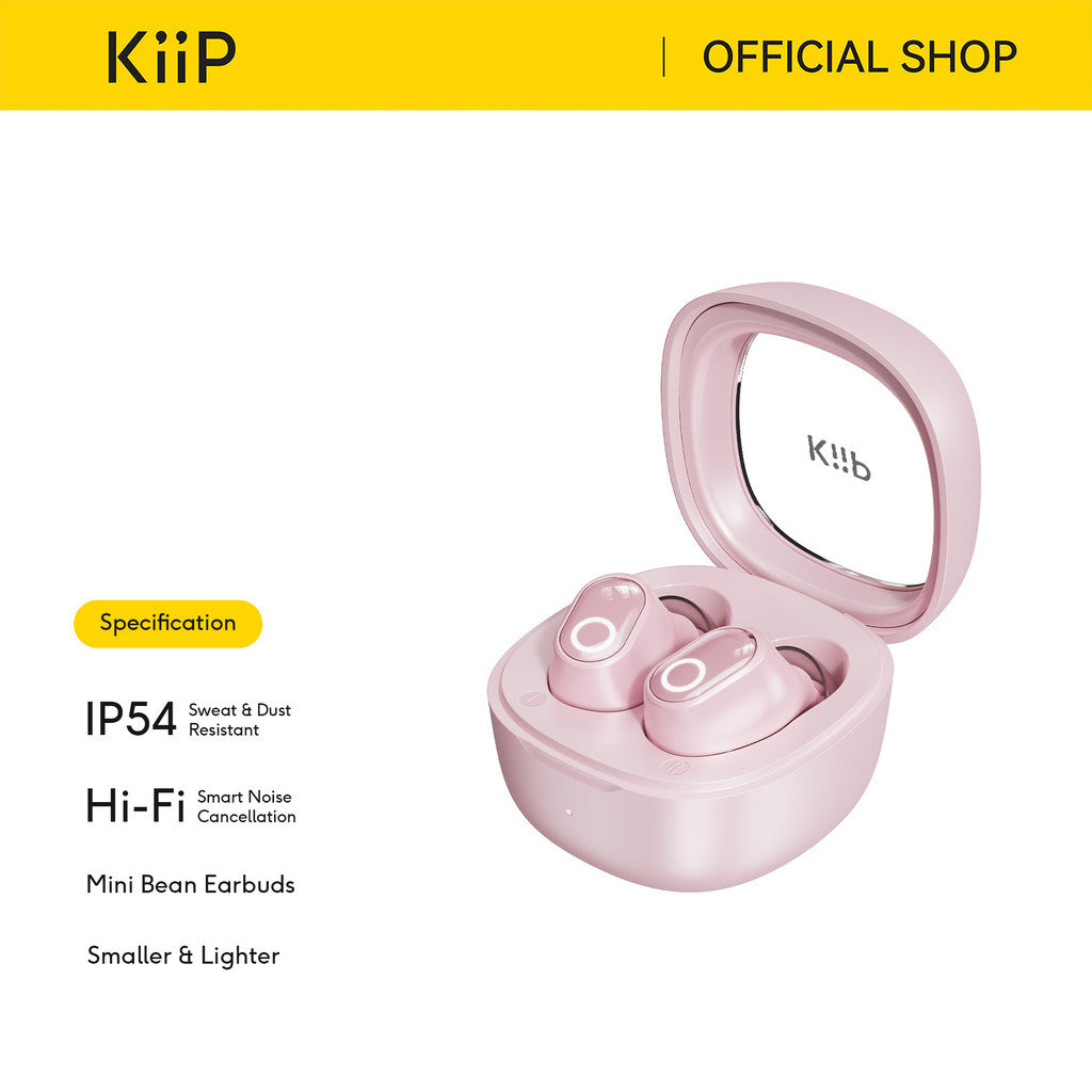 KiiP WM02S TWS Headset Bluetooth 6.0 Earphone Mini Earbuds Handsfree IPX4