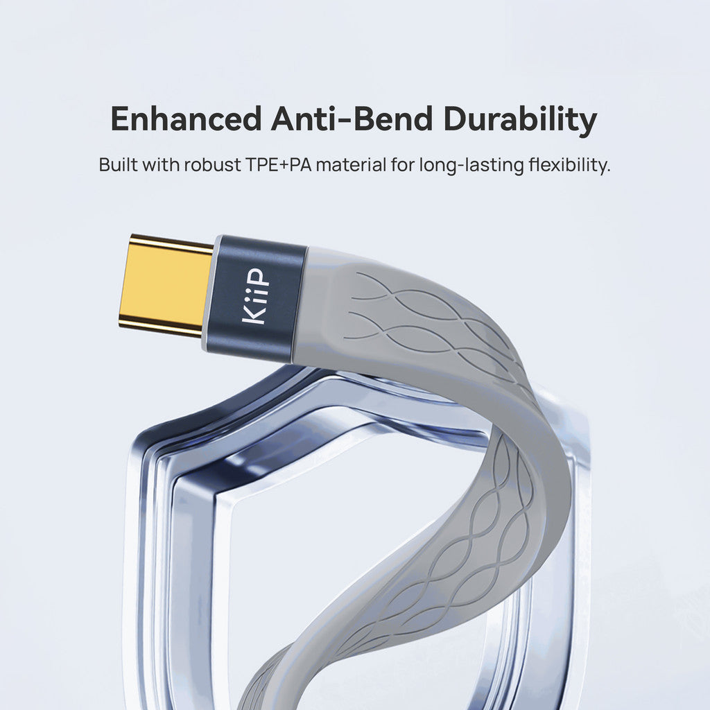 KiiP USB4 Kabel Data Mini 240W PD 3.1 Ultra-Fast Transfer 40Gbps 8K/60Hz Video Output