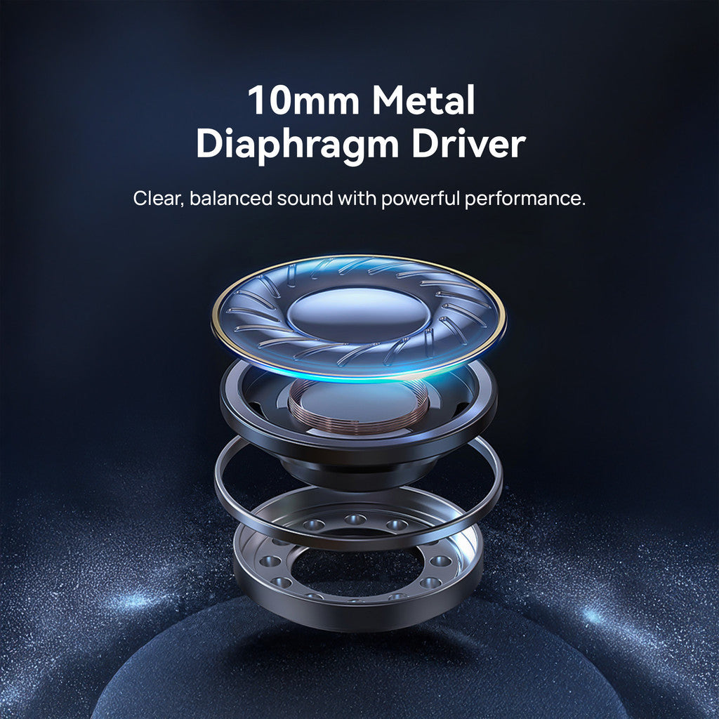 KiiP DTS20 TWS Bluetooth Headset Earphone Semi In Ear BT 5.4 Low Latency Noise Reduction