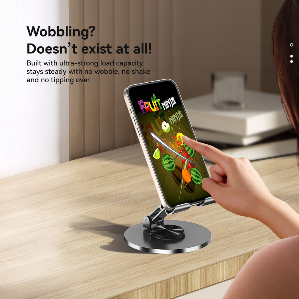 KiiP H04 Folding Phone Stand Holder Lipat Dudukan Handphone Universal 360° Rotate