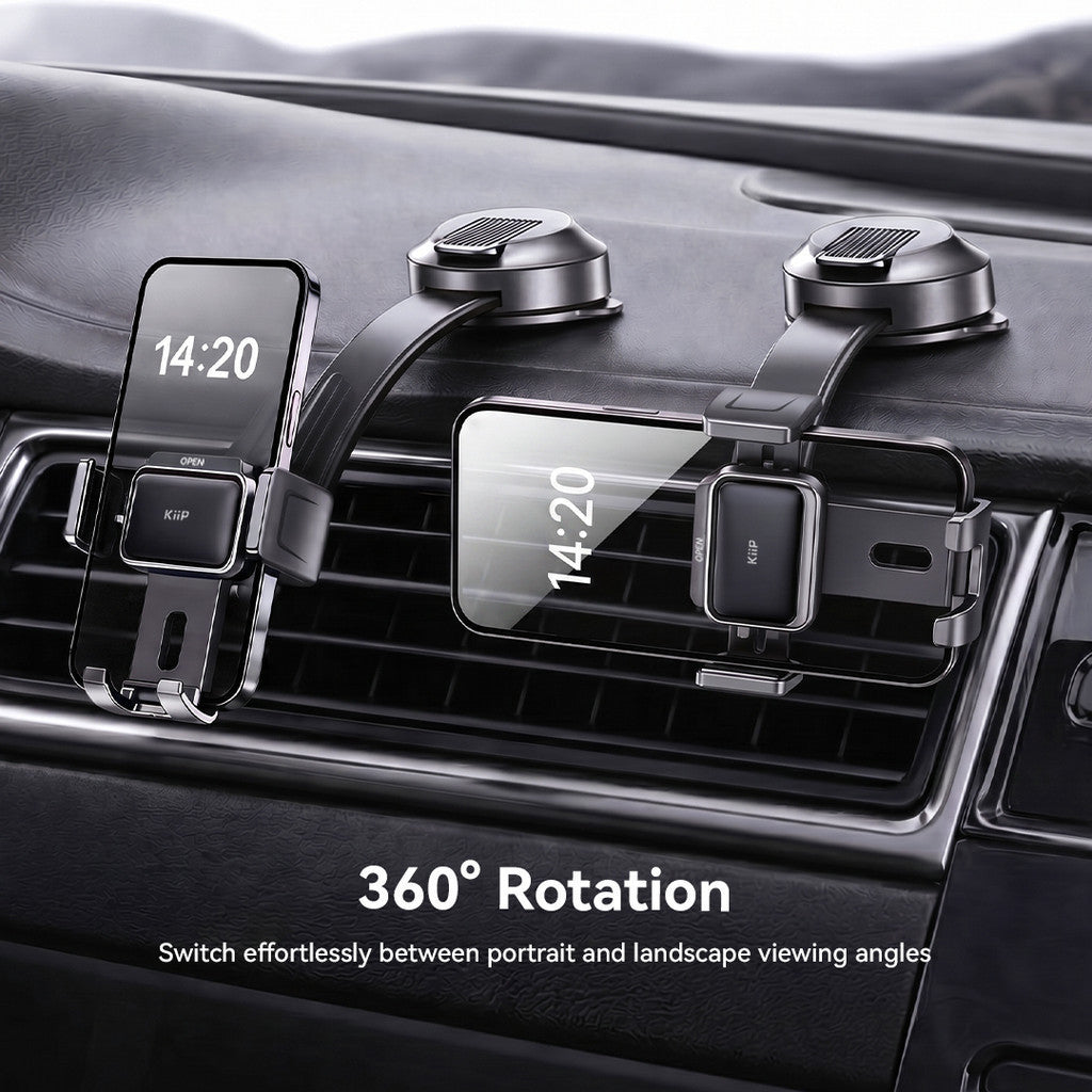 KiiP DBEND01 Car Phone Holder Bendable Support Arm 360° Rotation