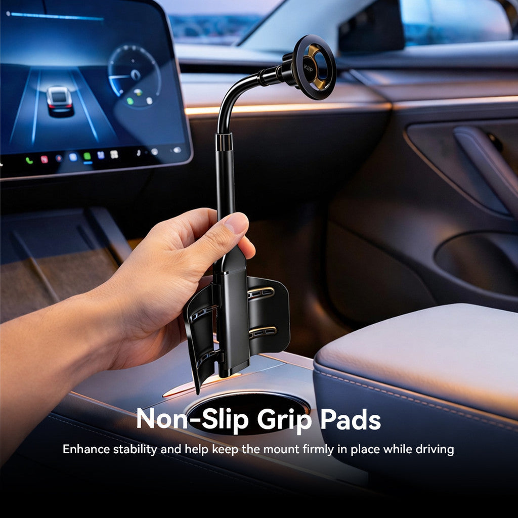 KiiP CUPMG02 Car Phone Holder Cup 360° Rotation Flexible Arm N52 Magnet