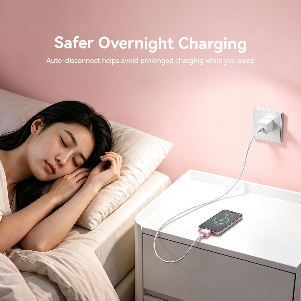 KiiP Smart Auto-Disconnect Adapter 140W Type-C Auto Power Off-Eject Adapter Charging Safe Pelindung Baterai Auto Pop-up