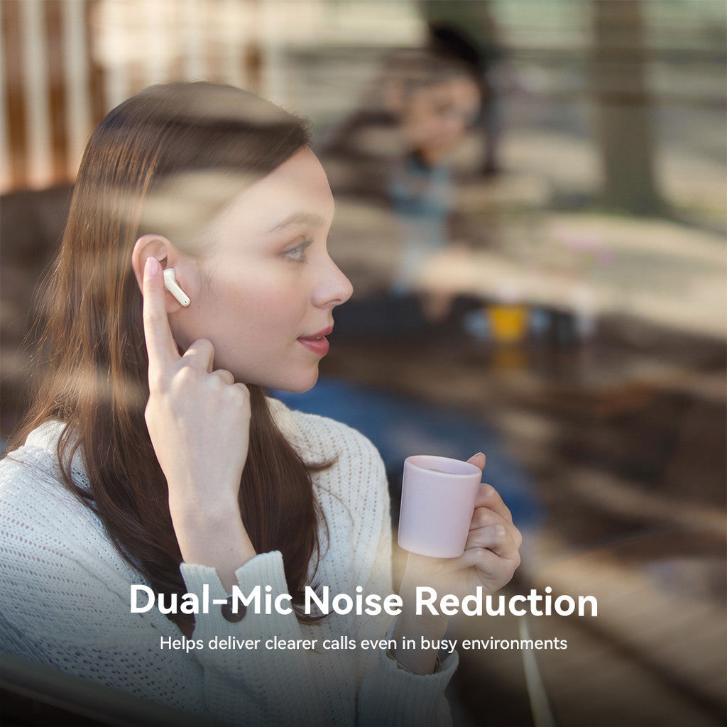 KiiP Airlite TWS Earphone Bluetooth 6.0 True Wireless Earbuds With Necklace Chain Noise Reduction
