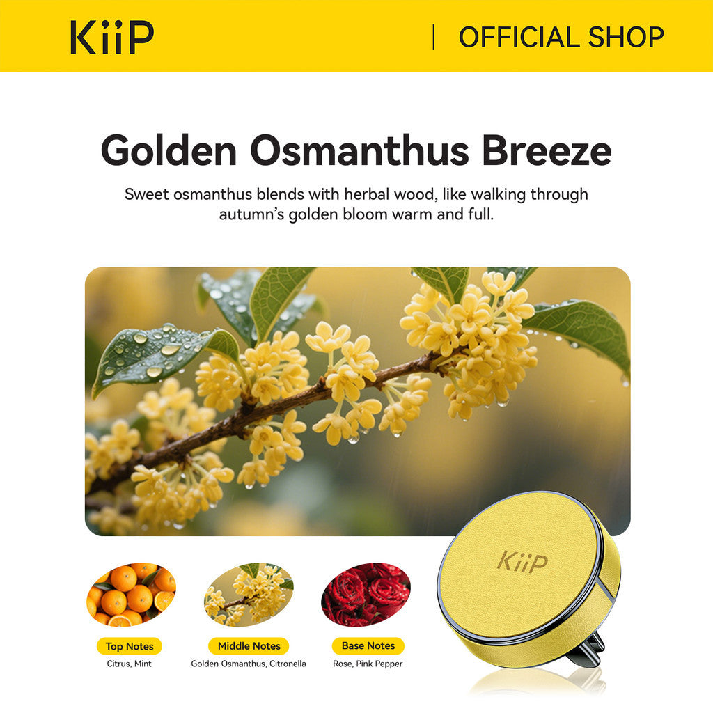 KiiP LCP02 Car Perfume Air Freshner Pengharum Mobil Clip AC Aromaterapi Premium Pad Replacement