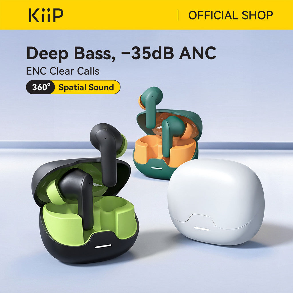 KiiP DTS25 MixColor ANC ENC True Wireless Earphones Earbuds TWS Bluetooth