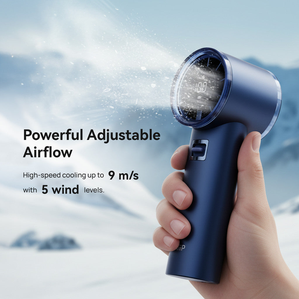 KiiP FAN10 Kipas Angin Mini JetTube High-Speed Handheld Portable Rechargeable