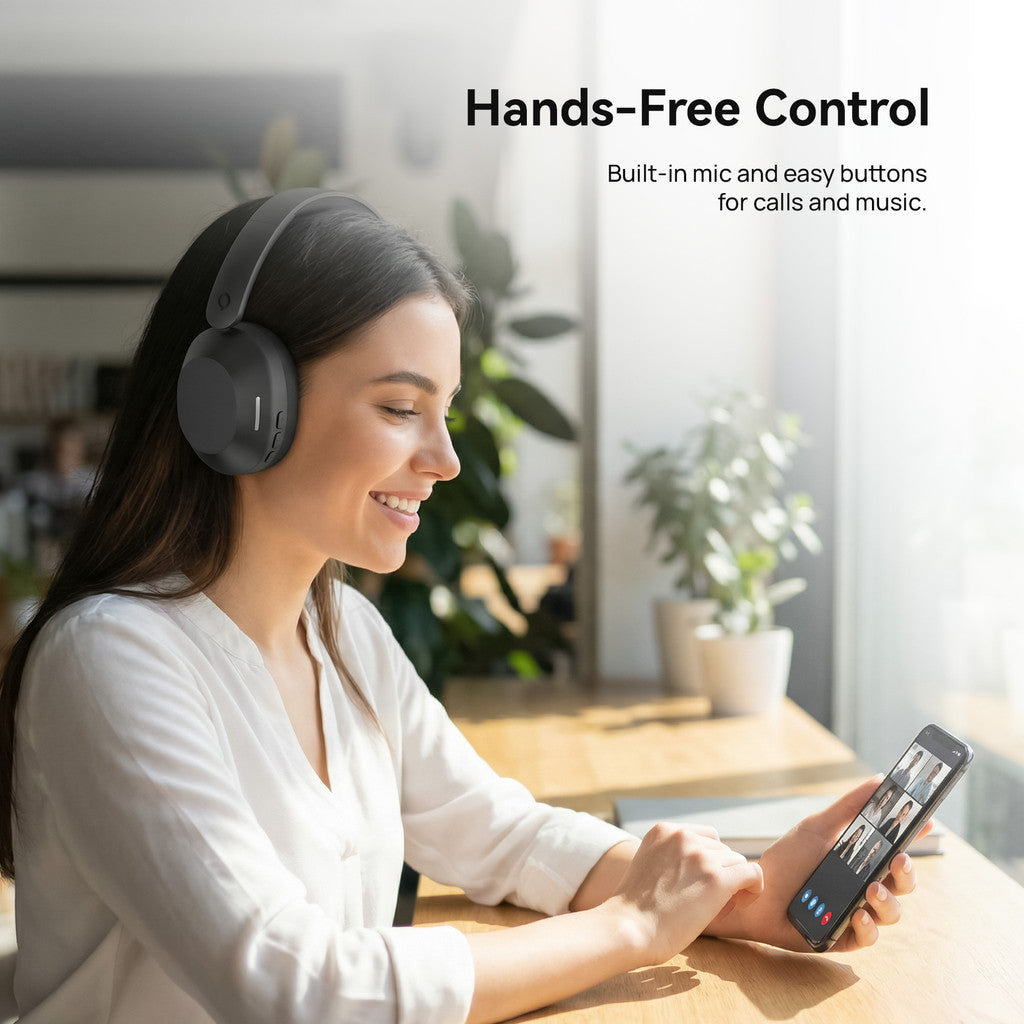 KiiP TH50 Headphone Bluetooth Wireless Headset Earphone BT 6.0