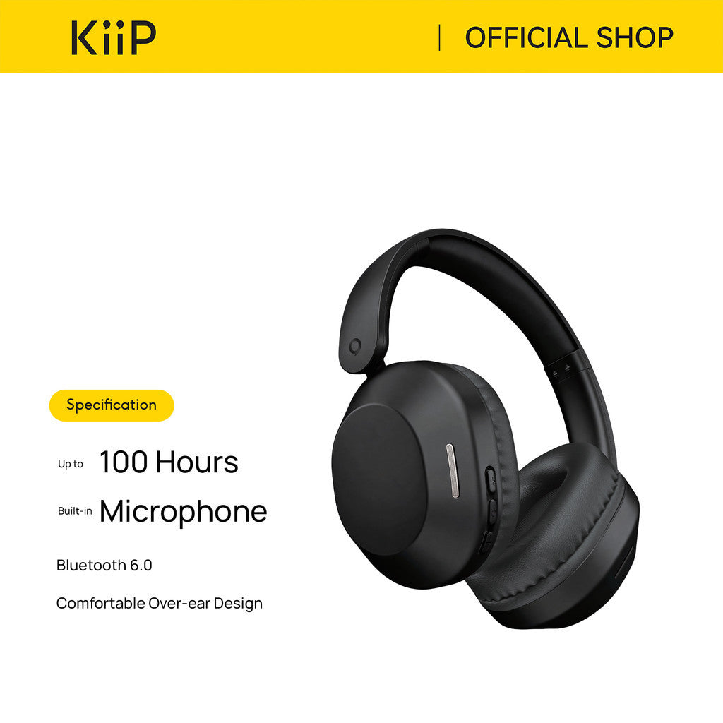 KiiP TH50 Headphone Bluetooth Wireless Headset Earphone BT 6.0