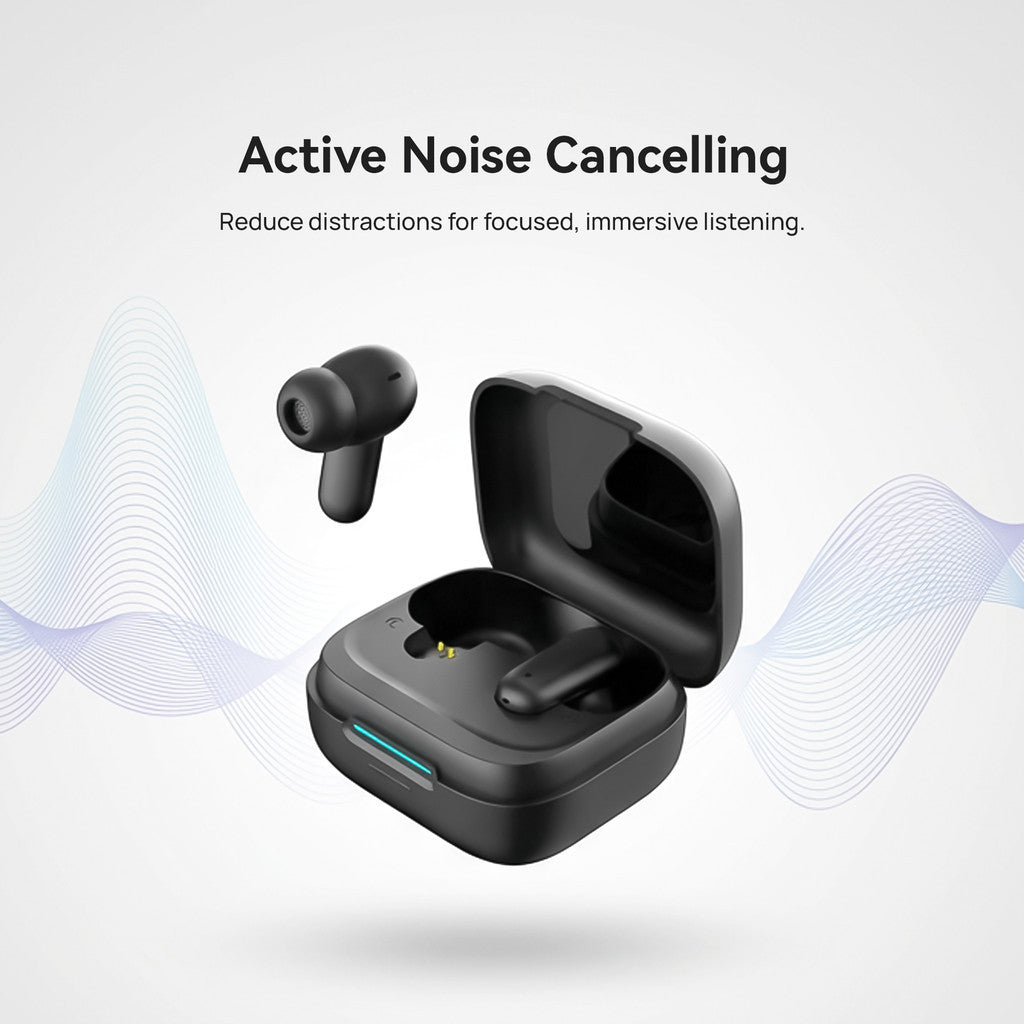 KiiP DTS26 ANC True Wireless Earphones Earbuds TWS Bluetooth 5.3 TWS Low Latency Enhanced Bass