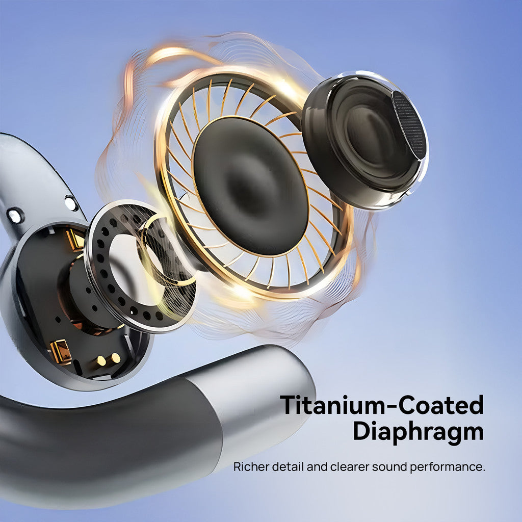 KiiP DTH24 OpenCore OWS Ear-hook Bluetooth Earphones EN Clear Calls IP56 AI Adaptive Sound