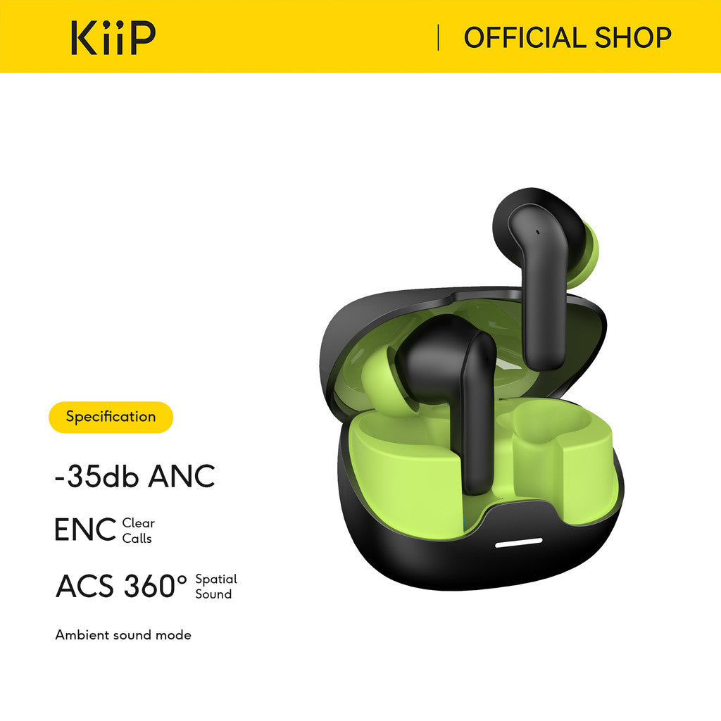 KiiP DTS25 MixColor ANC ENC True Wireless Earphones Earbuds TWS Bluetooth