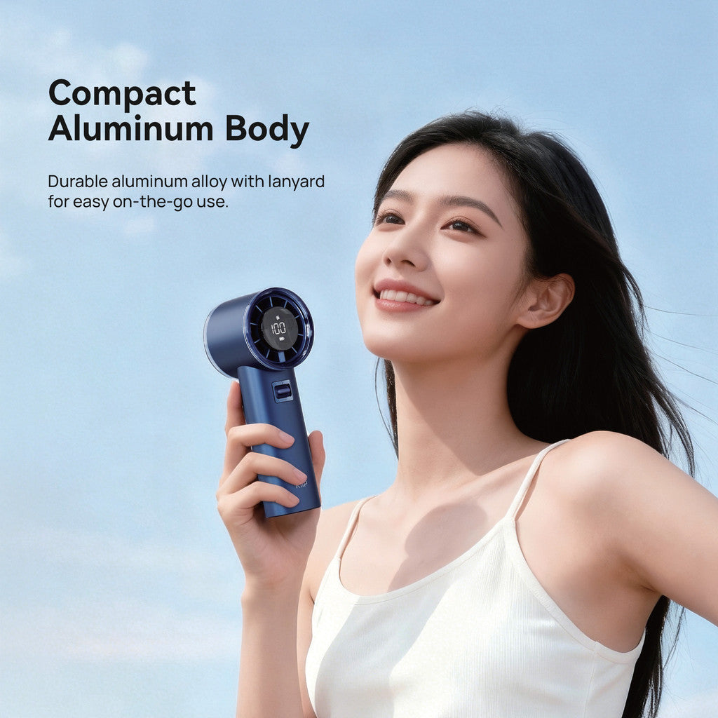 KiiP FAN10 Kipas Angin Mini JetTube High-Speed Handheld Portable Rechargeable