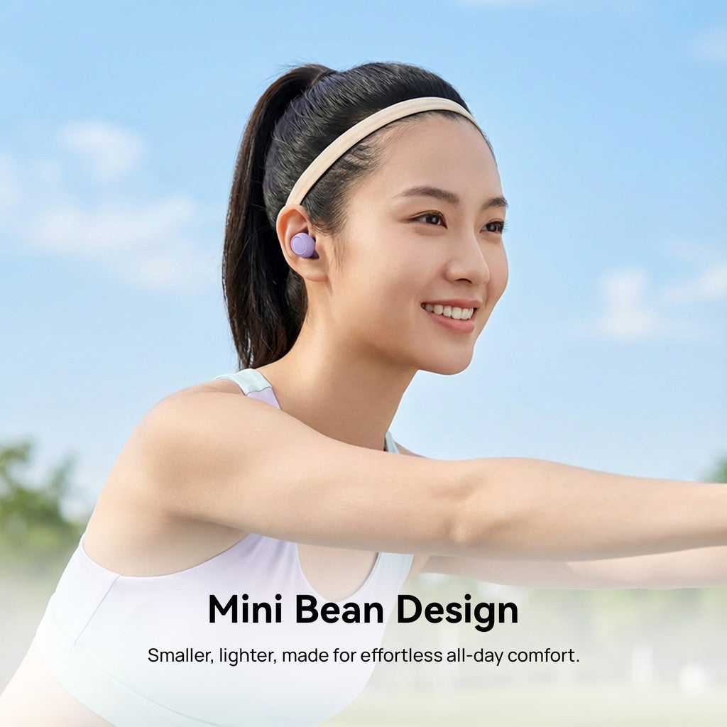 KiiP WM03 Bean Capsule Mini True Wireless Bluetooth Earphone Mini Earbuds ENC Low Latency