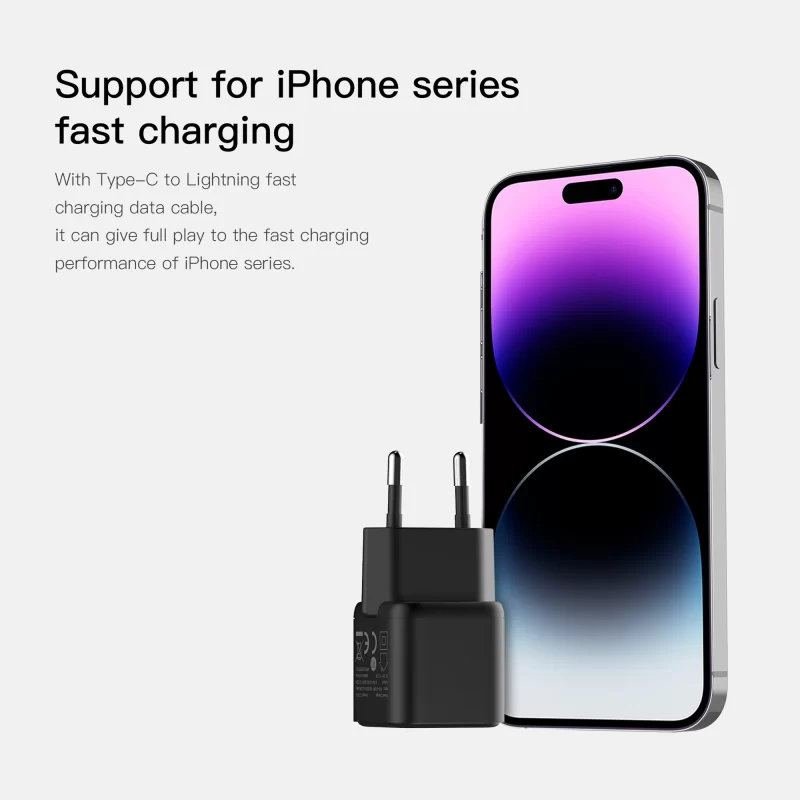 KiiP Wireless C16 Adaptor Kepala Charger 20W Travel Fast Charger - Image 4