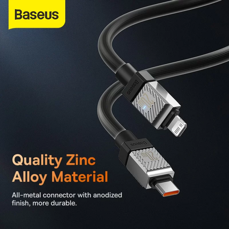 Baseus CoolPlay Kabel Data iPhone Fast Charging Type-C to iP PD 20W - Image 4