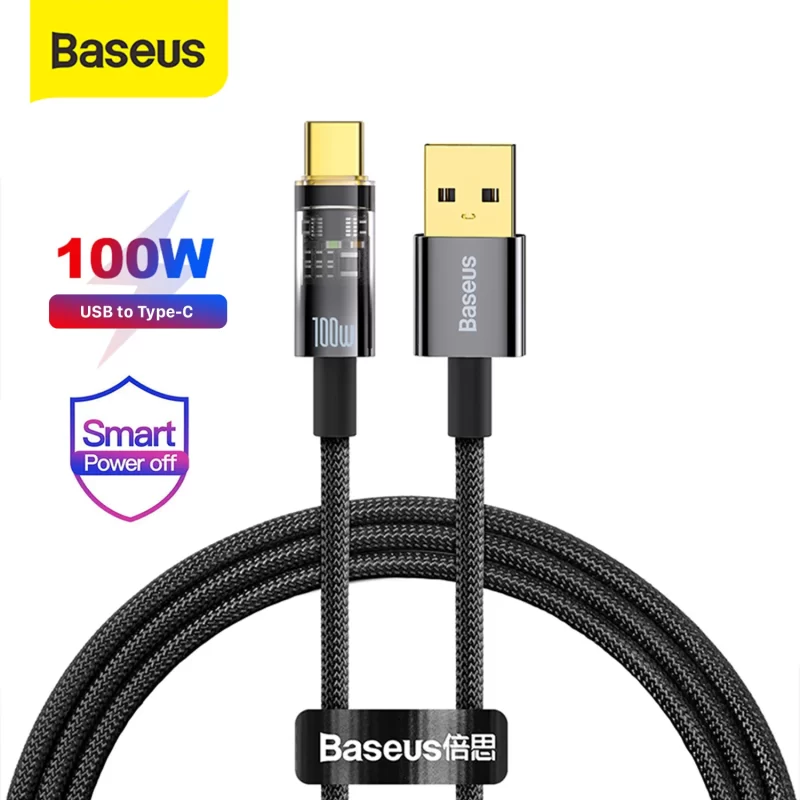 Baseus Kabel Data Type-C Automatic Power-Off Fast Charge